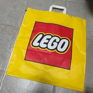 LEGO Shopping Bag with white handles
